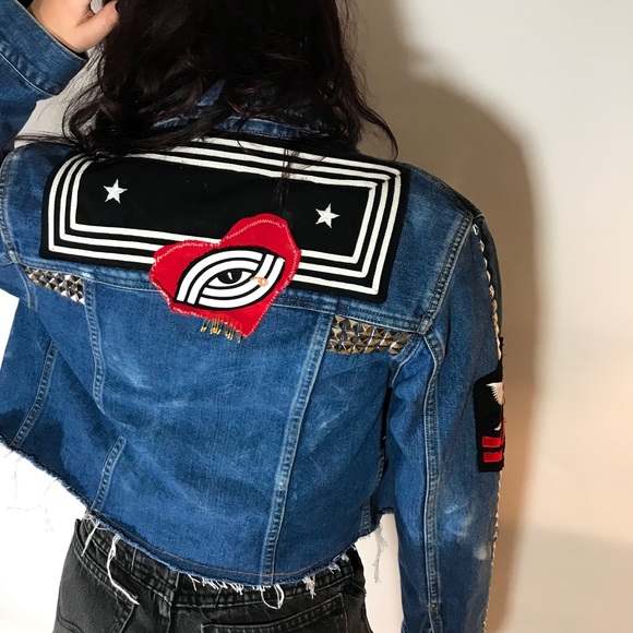 Custom rework denim jacket - Picture 3 of 7
